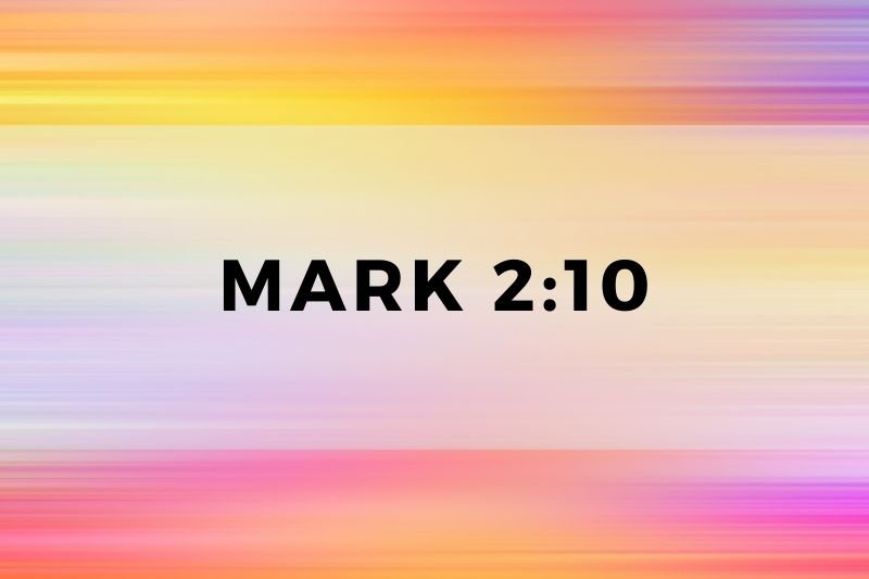 Mark 2:10