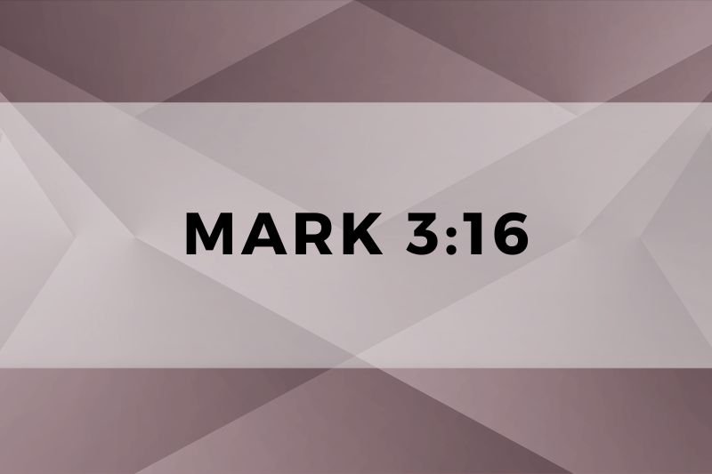Mark 3:16