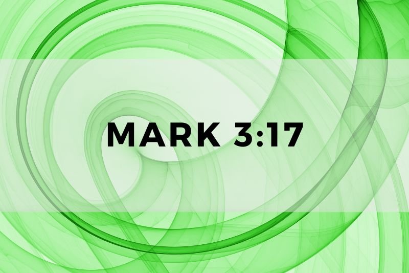 Mark 3:17
