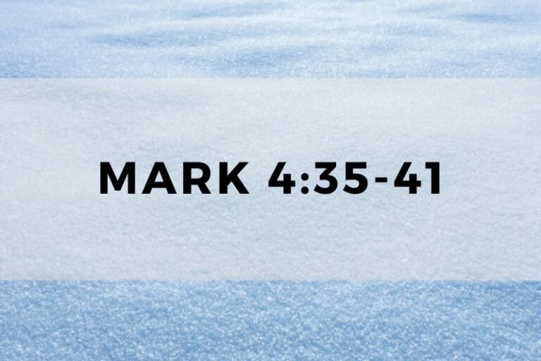 Mark 4:35-41: Verse-by-Verse Analysis